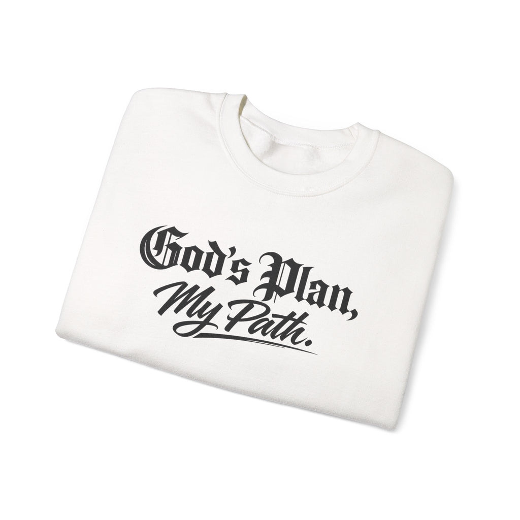 MONDAY MOTIVATION- Crewneck Sweatshirt"God's Plan, My Path"