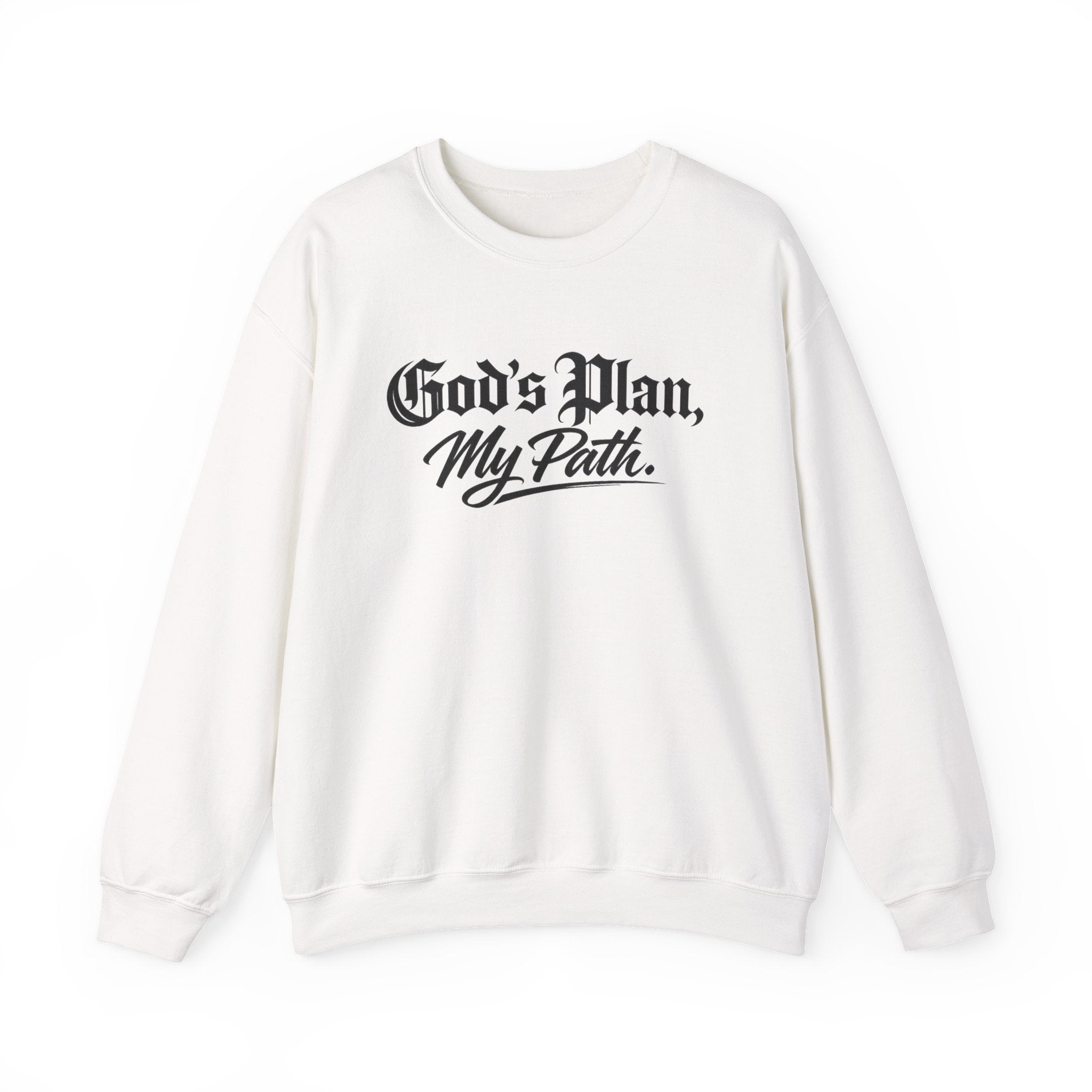 MONDAY MOTIVATION- Crewneck Sweatshirt"God's Plan, My Path"