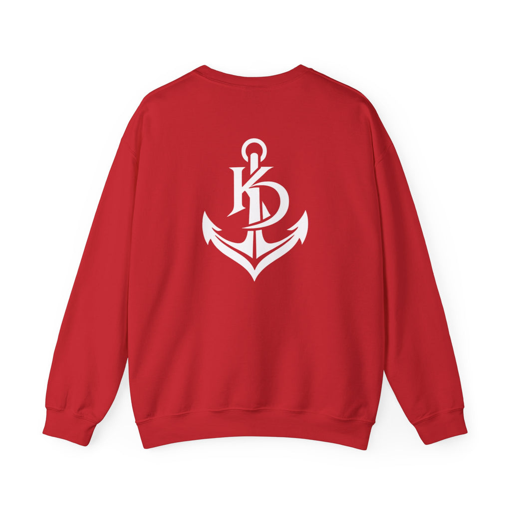 TUESDAY MOTIVATION- Crewneck Sweatshirt Minimal White Classic Pullover "DREAM BIG MOVE SMART"
